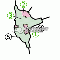 怪物猎人4g天空山采集点地图